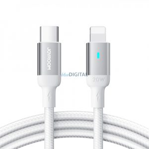 Cablu Joyroom USB C - Lightning 20W Seria A10 1,2 m alb (S-CL020A10)