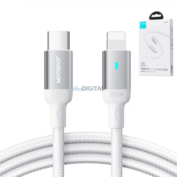 Cablu Joyroom USB C - Lightning 20W Seria A10 1,2 m alb (S-CL020A10)