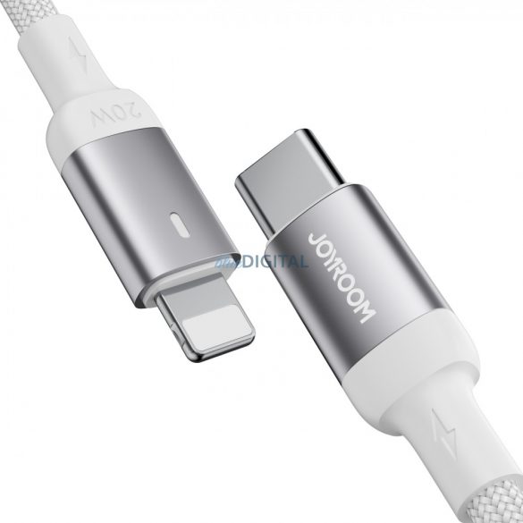 Cablu Joyroom USB C - Lightning 20W Seria A10 1,2 m alb (S-CL020A10)