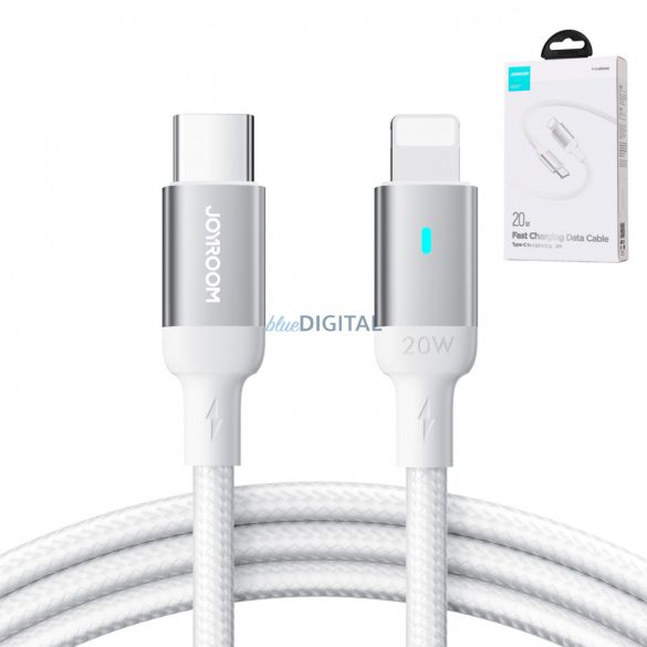 Cablu Joyroom USB C - Lightning 20W Seria A10 2 m alb (S-CL020A10)