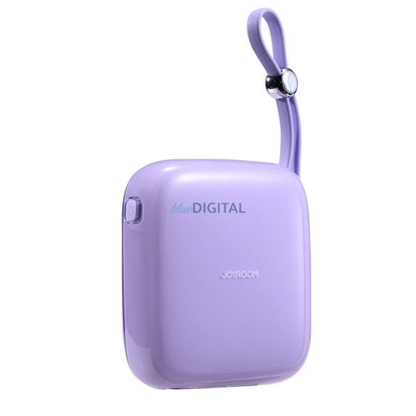 Powerbank Joyroom 10000mAh Seria Jelly 22,5W cu cablu USB C încorporat violet (JR-L002)