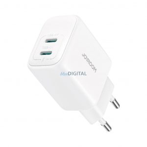 Joyroom JR-TCF12 încărcător de rețea cu conexiune 2xUSB-C 20W PD QC3.0 - alb