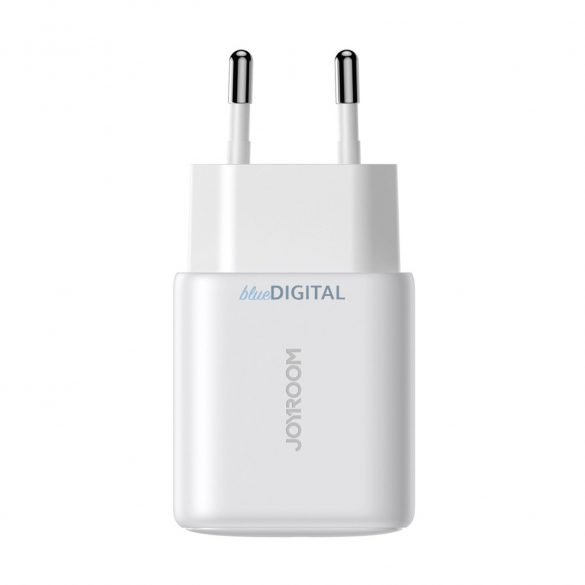 Joyroom JR-TCF12 încărcător de rețea cu conexiune 2xUSB-C 20W PD QC3.0 - alb