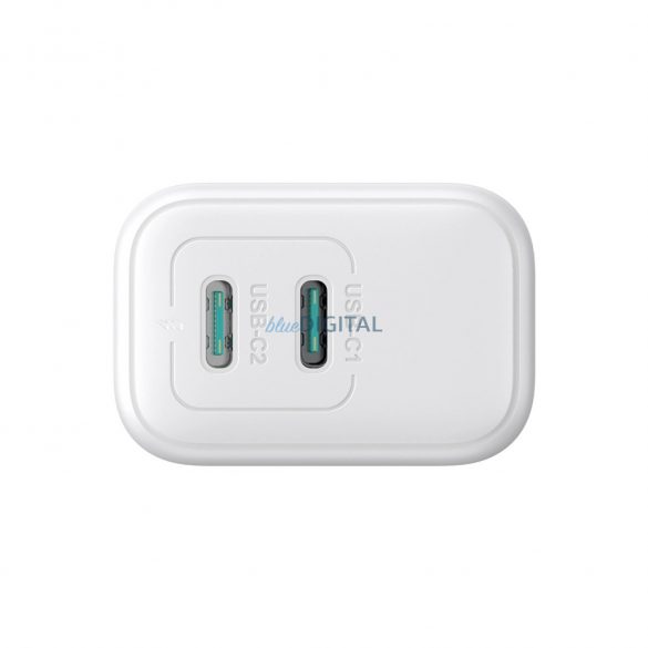 Joyroom JR-TCF12 încărcător de rețea cu conexiune 2xUSB-C 20W PD QC3.0 - alb