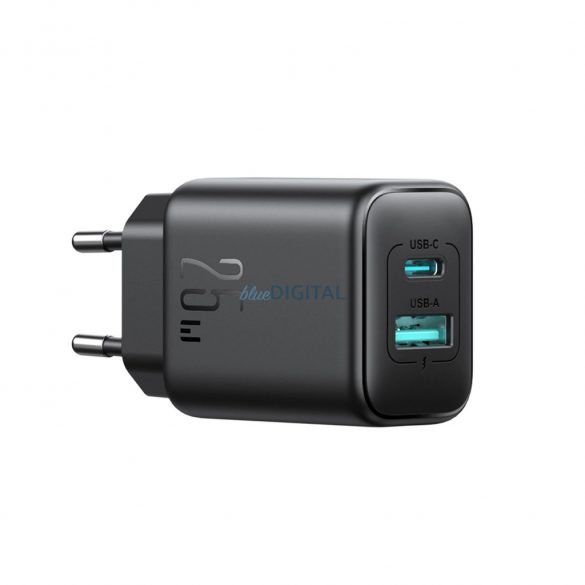 Joyroom JR-TCF13 încărcător de rețea cu 1xUSB-A și 1xUSB-C conexiune 25W PD - negru