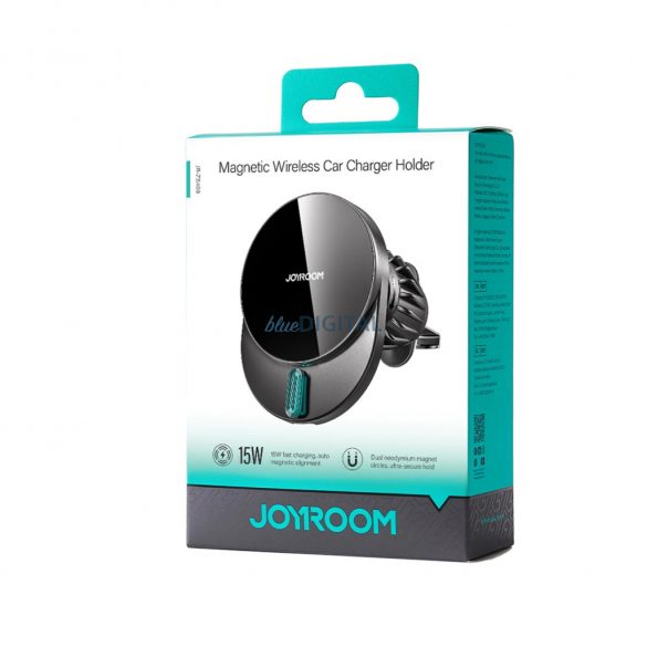 Joyroom JR-ZS409 Încărcător auto wireless compatibil MagSafe 15W - negru