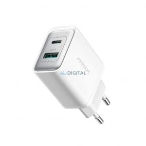 Joyroom JR-TCF15 încărcător de rețea cu 1xUSB-A și 1xUSB-C 30W - alb