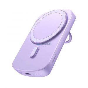 Powerbank wireless 6000mAh Joyroom JR-W030 20W MagSafe cu inel și suport - violet