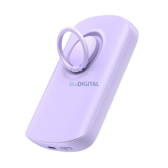 Powerbank wireless 6000mAh Joyroom JR-W030 20W MagSafe cu inel și suport - violet