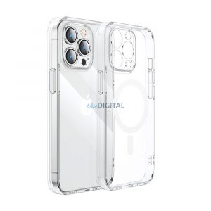 Husă magnetică Joyroom 14D Husă magnetică pentru iPhone 14 Pro compatibilă cu MagSafe transparent (JR-14D6)