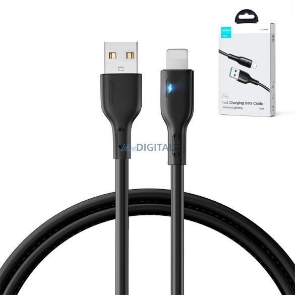 Cablu USB - Lightning 2.4A 1.2m Joyroom S-UL012A13 - negru