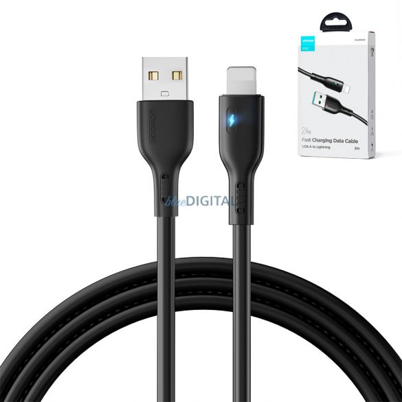 USB - Cablu Lightning 2.4A 2m Joyroom S-UL012A13 - negru