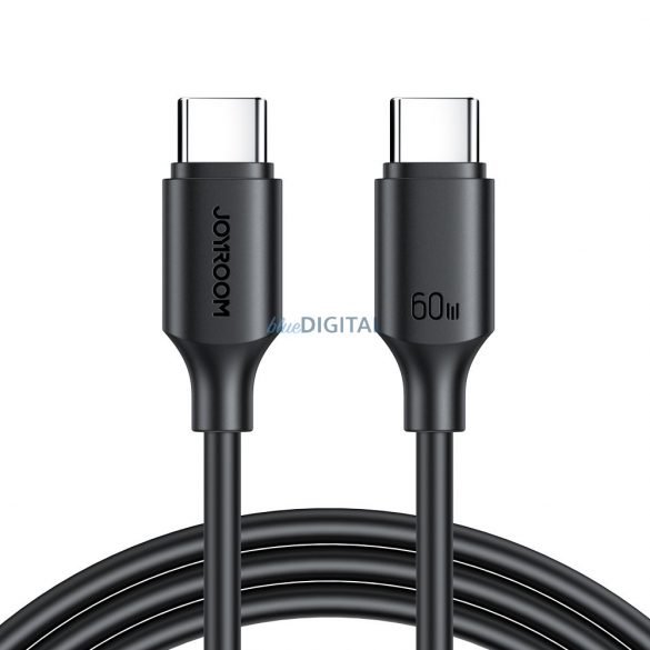 Cablu Joyroom USB-C - USB-C 480Mb/s 60W 1m negru (S-CC060A9)