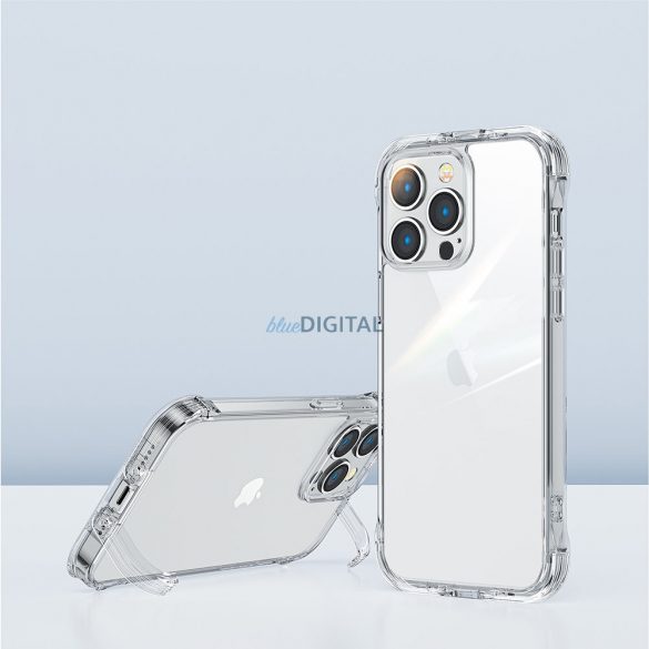 Husa Joyroom Defender Series pentru iPhone 14 Husa cu carlig blindat Stand transparent (JR-14H1)