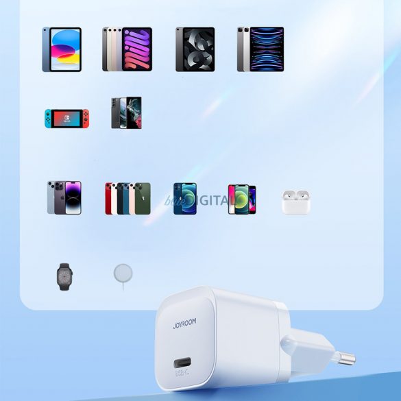 Mini încărcător USB C 20W PD Joyroom JR-TCF02 - Alb