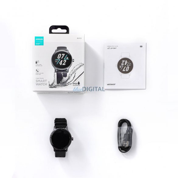 Joyroom Classis Series JR-FC1 smartwatch cu răspuns la apeluri IP68 - gri