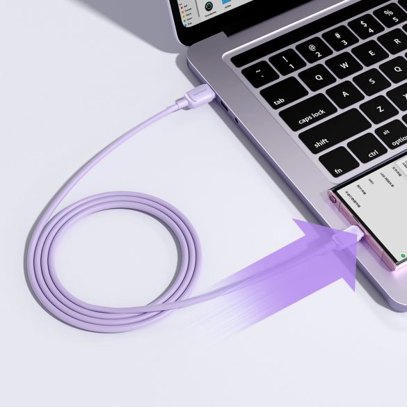 Cablu USB - USB C 3A 1.2m Joyroom S-AC027A14 - violet