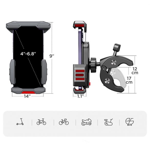 Suport telefon pentru motocicleta, bicicleta, carucior - Joyroom JR-ZS265u