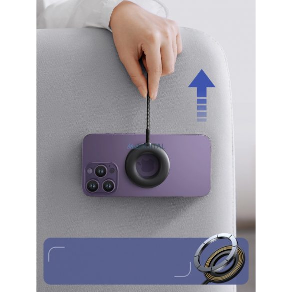 Încărcător magnetic wireless Joyroom 15W negru (JR-WQM03)