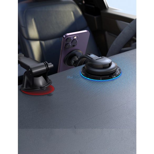 Suport magnetic pentru telefon auto Joyroom pentru cockpit, bord negru (JR-ZS366)