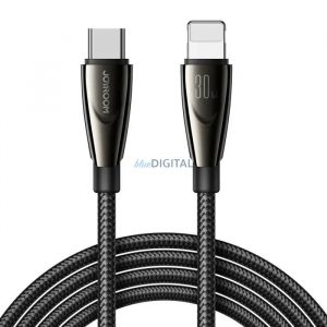 Joyroom Pioneer Series SA31-CL3 cablu USB-C / Lightning 30W 1,2 m - negru