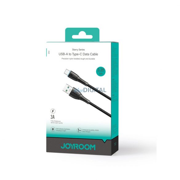 Joyroom Starry Series SA32-AC3 3A cablu USB-A / USB-C 1m - negru