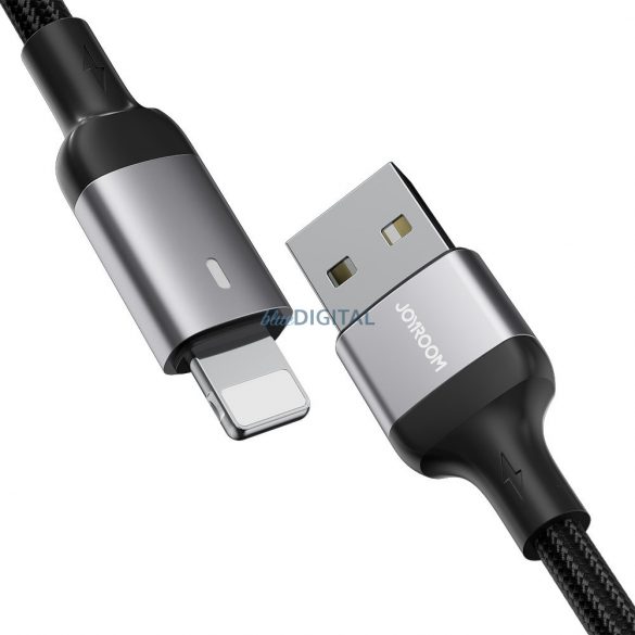 Cablu Joyroom USB - Lightning 2,4A Seria A10 1,2 m negru (S-UL012A10)