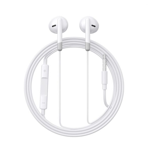 Căști in-ear cu cablu mini jack cu telecomandă Joyroom JR-EW01 - alb