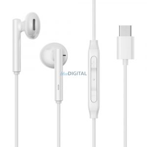 Joyroom JR-EC05 USB-C căști in-ear - alb