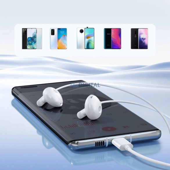 Joyroom JR-EC05 USB-C căști in-ear - alb