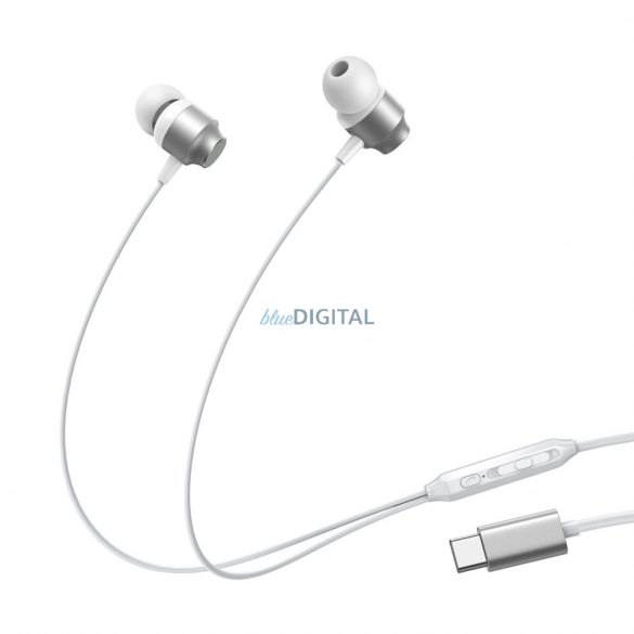 Căști intraauriculare Joyroom JR-EC06 USB-C - argintiu