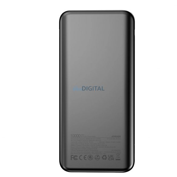 Joyroom JR-L014 Powerbank de 22,5 W 10000 mAh cu cabluri USB-C / Lightning încorporate + USB-A - cablu USB-C 0,25 m - negru