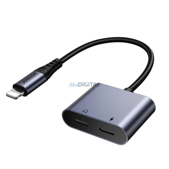 Joyroom SY-L02 Adaptor Lightning la 2x Lightning DAC 2in1 - negru