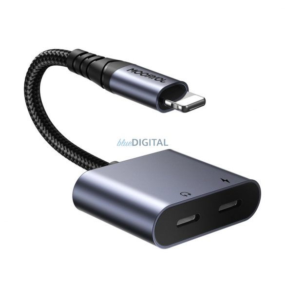 Joyroom SY-L02 Adaptor Lightning la 2x Lightning DAC 2in1 - negru