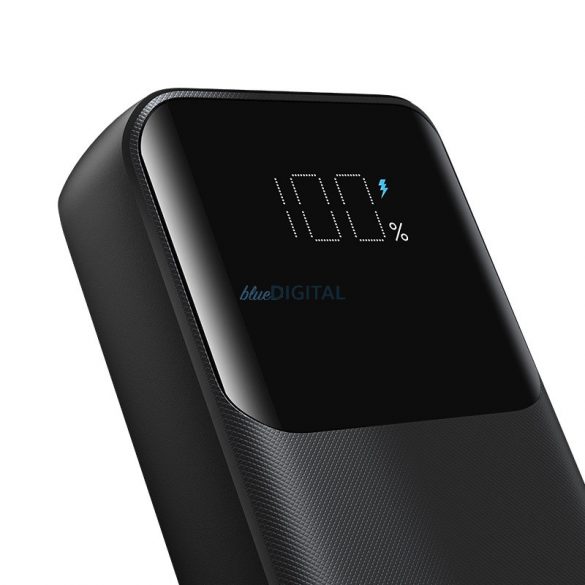 Joyroom powerbank 30W 10000mAh cu cabluri Lightning și USB-C integrate negru (JR-PBC06)