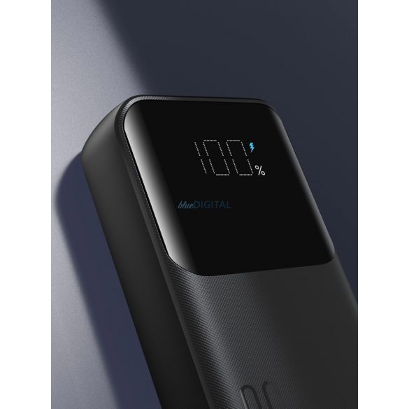 Joyroom powerbank 30W 10000mAh cu cabluri Lightning și USB-C integrate negru (JR-PBC06)