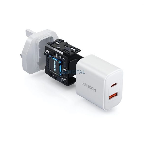 UK Joyroomom FlashSeries JR-TCF05 20W USB-A USB-C încărcător - alb