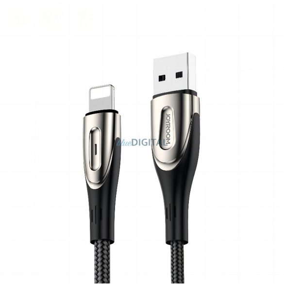 Cablu de încărcare rapidă din seria Joyroom Sharp USB-A - Lightning 3A 1,2 m negru (S-M411)