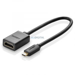 Ugreen cablu adaptor cablu HDMI adaptor - micro HDMI 19 pin 20cm negru (20134)