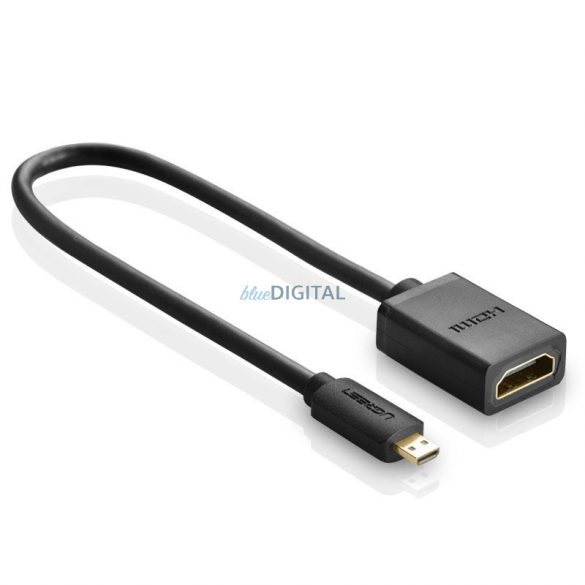 Ugreen cablu adaptor cablu HDMI adaptor - micro HDMI 19 pin 20cm negru (20134)