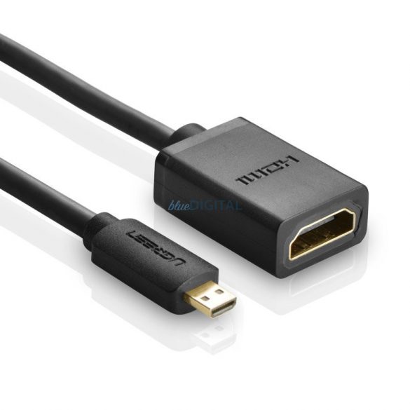 Ugreen cablu adaptor cablu HDMI adaptor - micro HDMI 19 pin 20cm negru (20134)