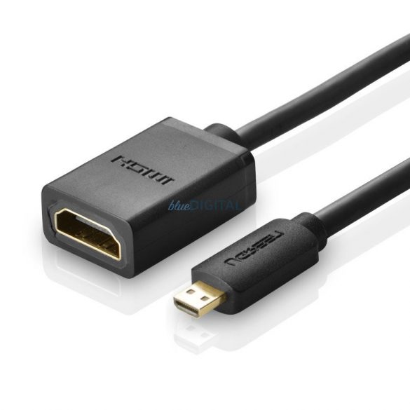 Ugreen cablu adaptor cablu HDMI adaptor - micro HDMI 19 pin 20cm negru (20134)