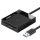 Ugreen USB 3.0 SD / micro SD / CF / MS cititor de carduri de memorie negru (CR125 30333)