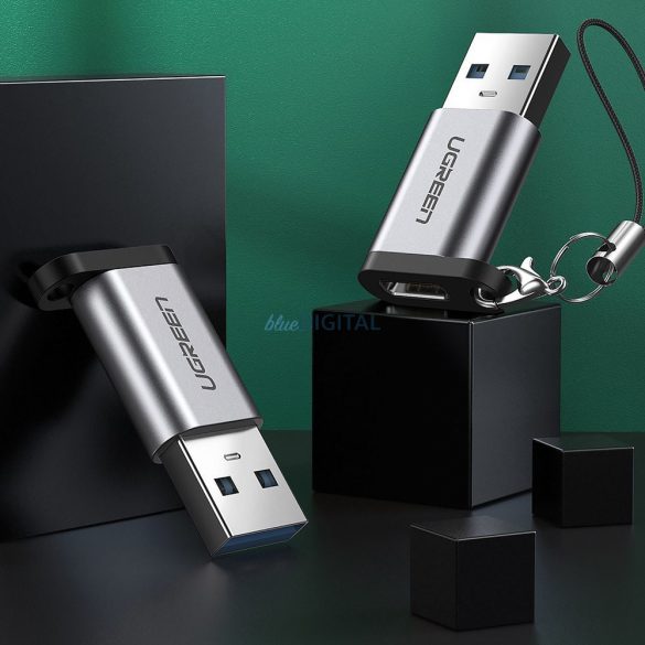 Adaptor USB C (mama) - USB (tata) Ugreen US276 USB 5Gb/s - gri