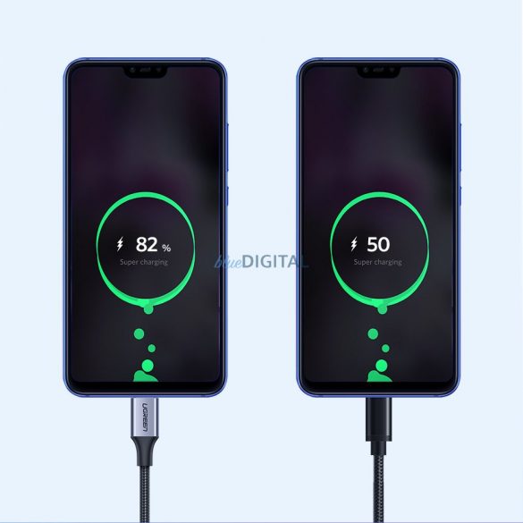 Cablu Ugreen Cablu USB - USB Tip C Quick Charge 3.0 3A 0.5m gri (60125)