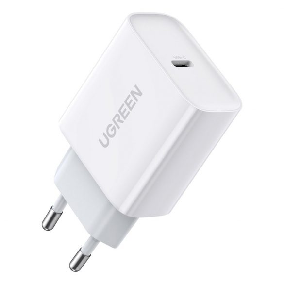 Încărcător USB Ugreen Power Delivery 3.0 Quick Charge 4.0+ 20W 3A alb (60450)