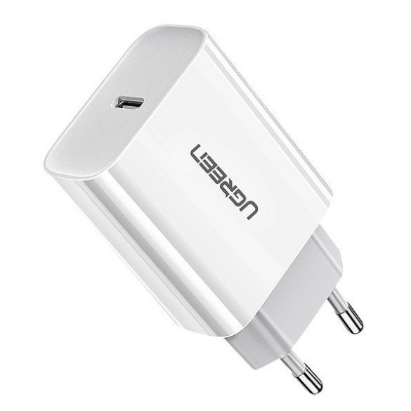 Încărcător USB Ugreen Power Delivery 3.0 Quick Charge 4.0+ 20W 3A alb (60450)