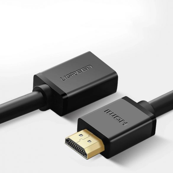 Ugreen HD107 10145 HDMI (masculin) - cablu HDMI (femei) 4K 3m - negru