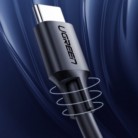 Ugreen USB tip C cablu de încărcare și date 3A 2m negru (US286)