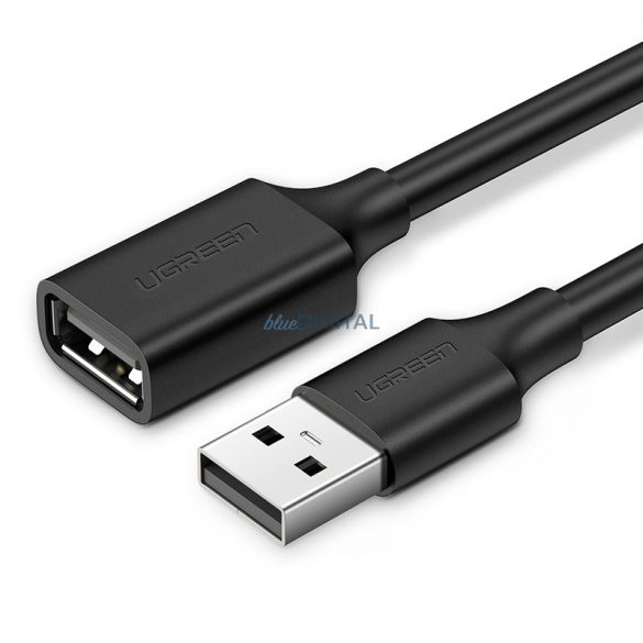 Cablu prelungitor Ugreen USB (tata) - USB (mama) 2.0 480Mbps 3m negru (US103)